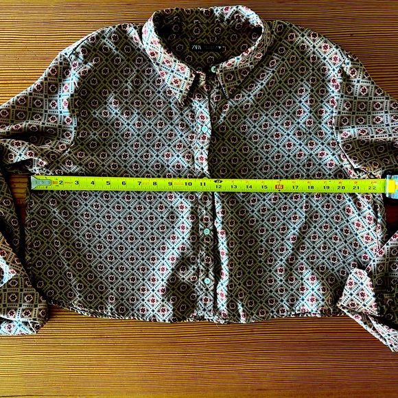 Zara Silky Shirt Top - Picture 7 of 8
